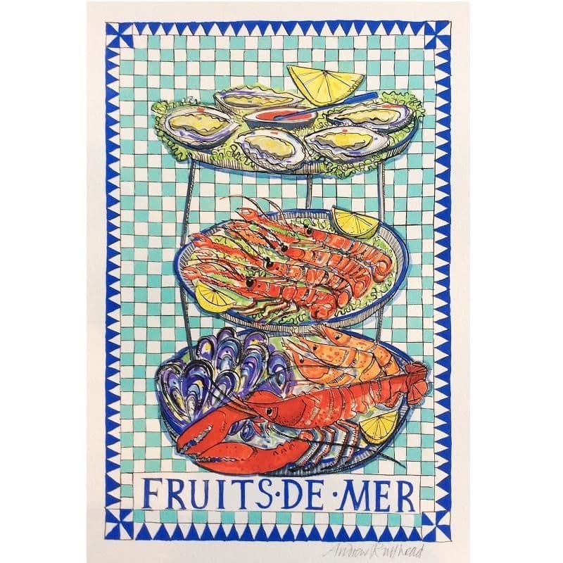 Fruits de Mer- A3 Signed Print
