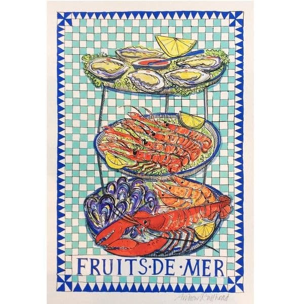 Fruits de Mer | A3 Print | Andrew Ruffhead