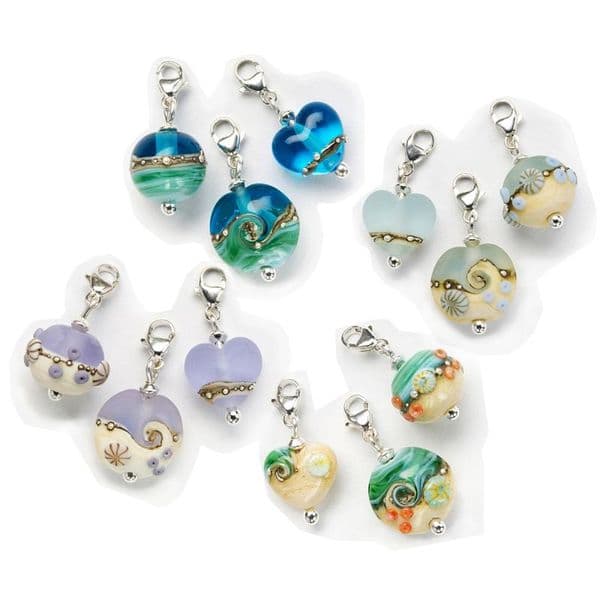 Glass Bracelet Charms | Julie Fountain