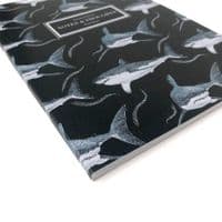Great White Shark A5 Notebook | Kelsey Emblow