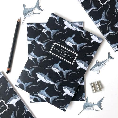 Great White Shark - A5 Notebook