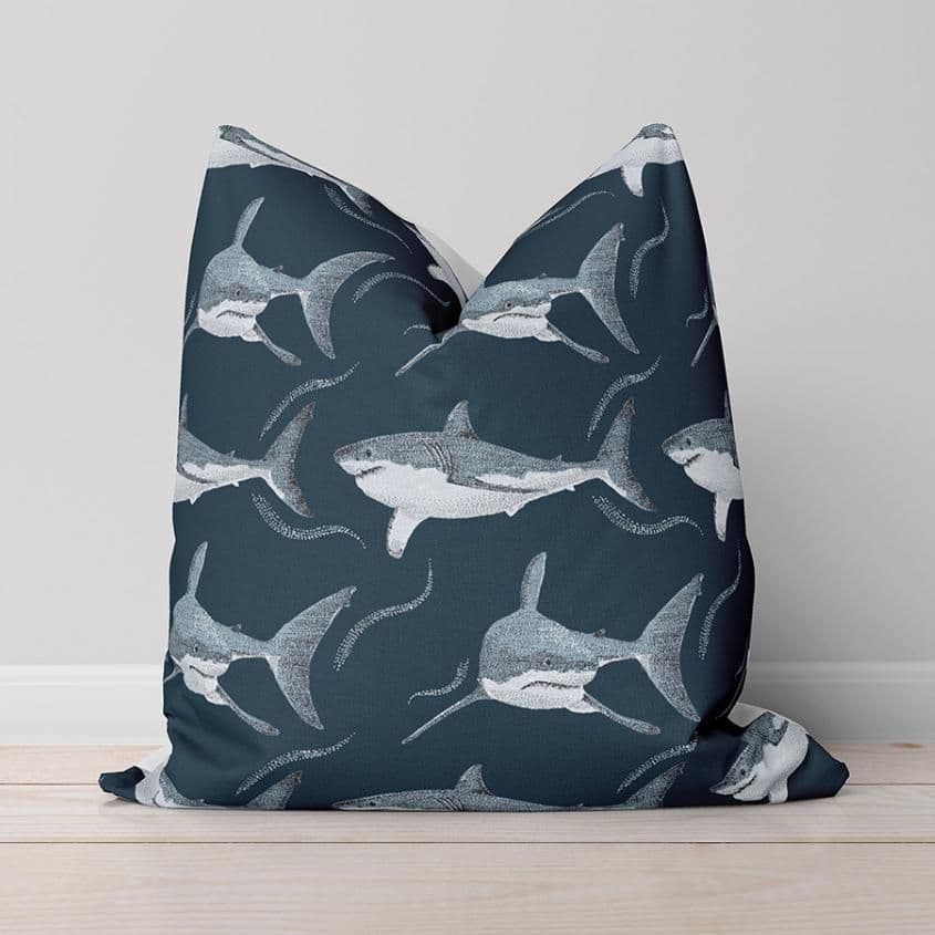 Great White Shark - Cushion Cover