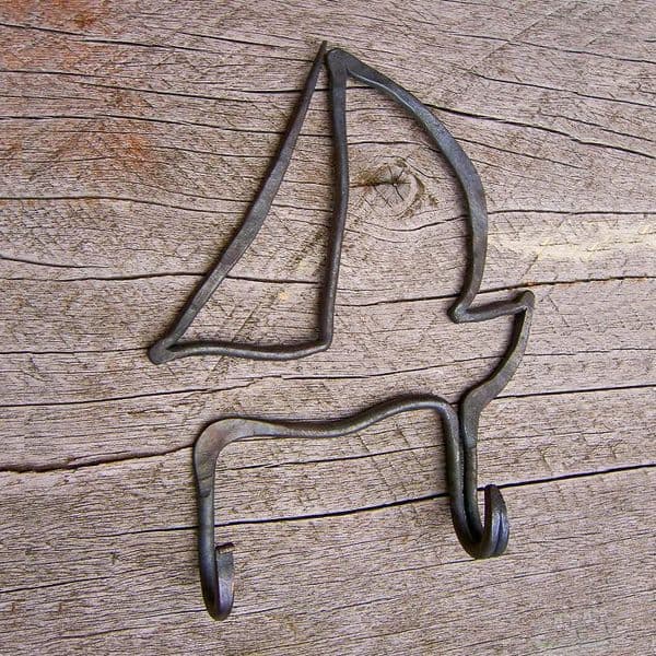 Hand Forged Boat Hook | Wrought Iron Hooks | Wrought Ironwork