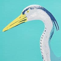Harold the Heron Screen Print | Sophie Mutter