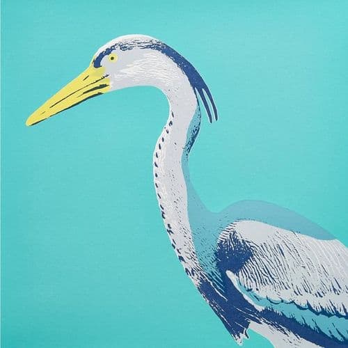 Harold the Heron - Screen Print