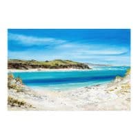 Hayle Dunes to Porthkidney Beach | Art Print | Gail Morris