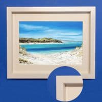 Hayle Dunes to Porthkidney Beach | Art Print | Gail Morris