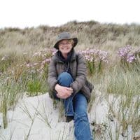 Hayle Dunes to Porthkidney Beach | Art Print | Gail Morris