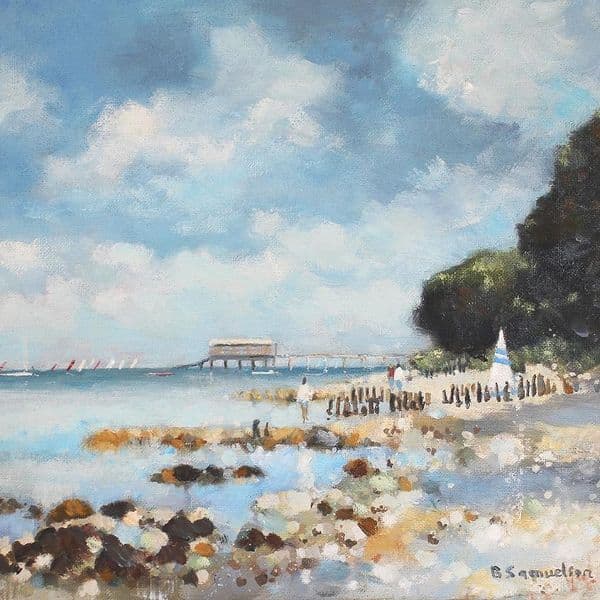 High Tide Bembridge| Art Print | Becky Samuelson