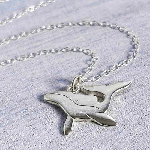 Humpback Whale Pendant Necklace