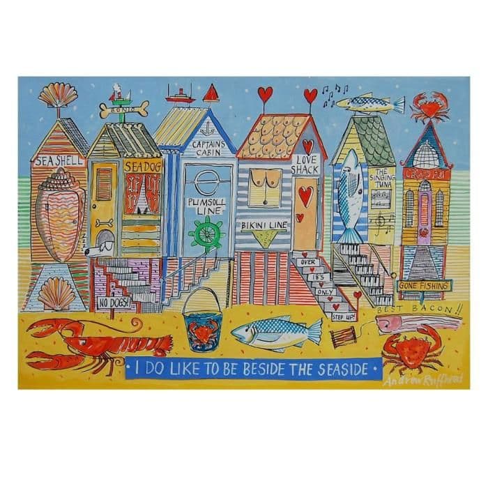 I Do Like To Be Beside the Seaside - Signed Print