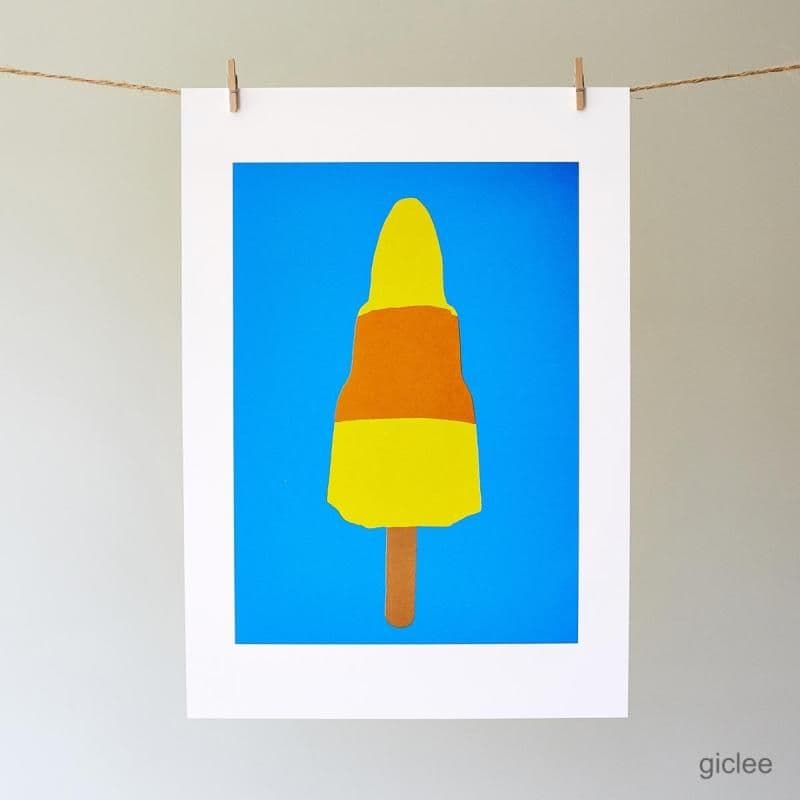 Ice Lolly Screen Print