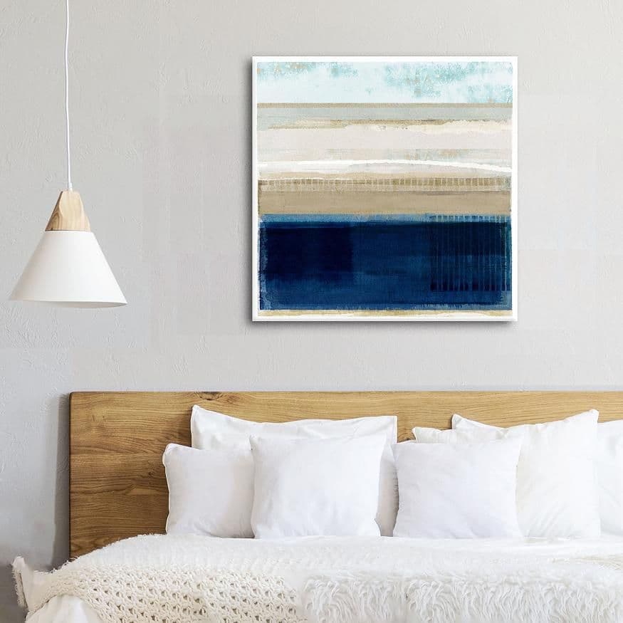 Indigo Clay Coastal - Large Canvas Print