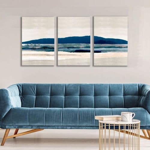 Isle of Taransay – Printed Canvas set of 3