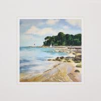 Isle of Wight Beach | Art Print | Becky Samuelson