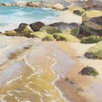 Isle of Wight Beach | Art Print | Becky Samuelson