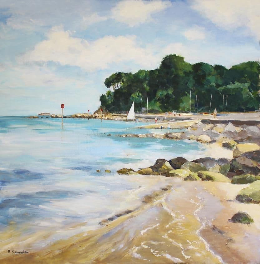 Isle of Wight Beach - print