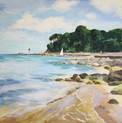 Isle of Wight Beach - print