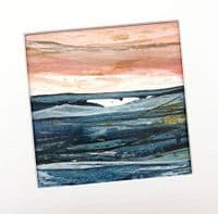 Just Peachy |Original Painting | Seascape | Louise Levine