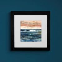 Just Peachy |Original Painting | Seascape | Louise Levine