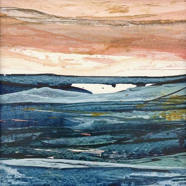 Just Peachy |Original Painting | Seascape | Louise Levine