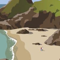 Kynance Cove, Cornwall | Coastal Art Print | Fiona Horan