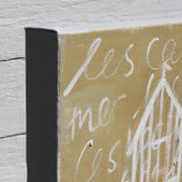 La Mer Sandy Beach Huts | Coastal Art | Liz Shedden