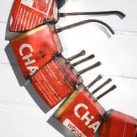 Large Shrimp Prawn Wall Hanging | Recycled Steel Drum Prawn