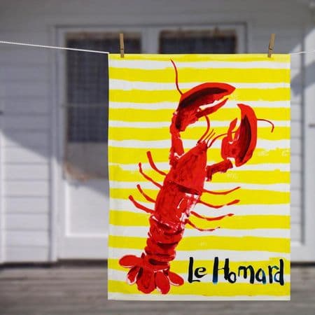 Le Homard - Lobster Tea Towel