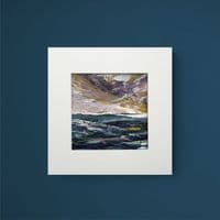 Let it be a Storm |Original Painting | Seascape | Louise Levine