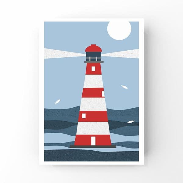 Lighthouse | A4 Print by Jo Thearle