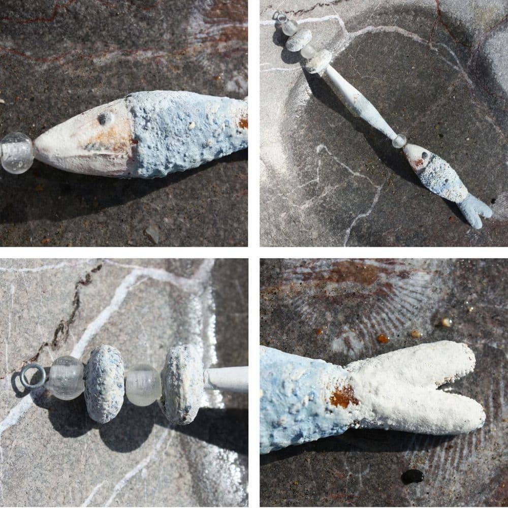 Little Blue Art Fish