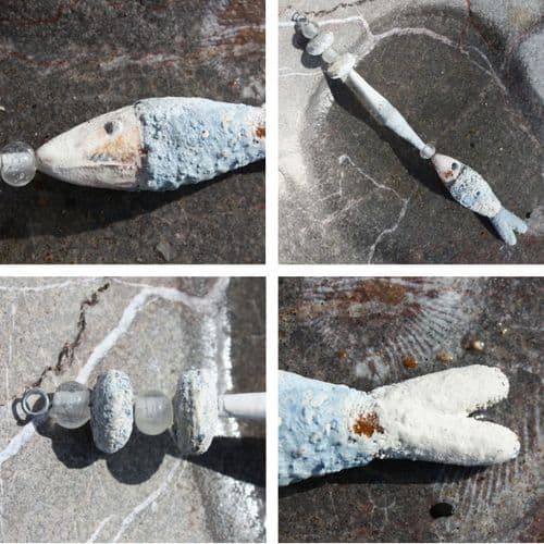 Little Blue Art Fish