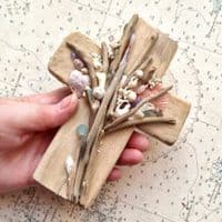 Little Driftwood Cross - Wall Art | Rachel White