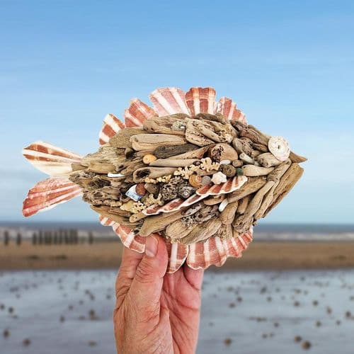 Little Driftwood Fish Wall Hanging