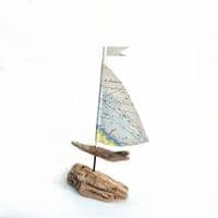 Driftwood Sailboat | Saltburn by the Sea | Rachel White