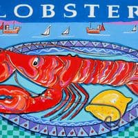 Lobster Signed Print | Fine Art Print | Andrew Ruffhead