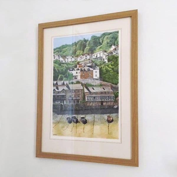Low Tide Clovelly | Original Watercolour Painting | Richard Juniper