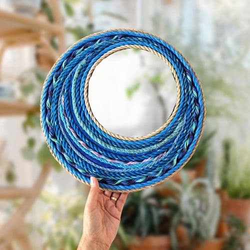 Lulworth Cove Mirror - Blue