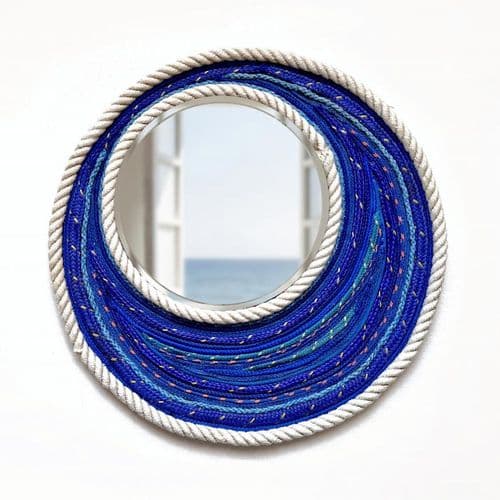 Lulworth Cove Mirror - Blue
