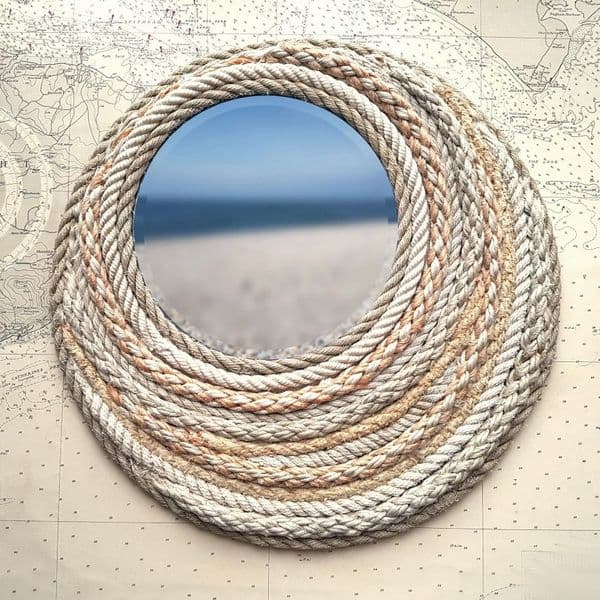 Lulworth Cove Mirror Neutrals | Limited Edition Mirror | Rachel White