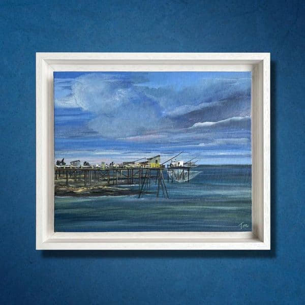 Mackerel Nets | Original Coastal Painting | Tracy McKenna