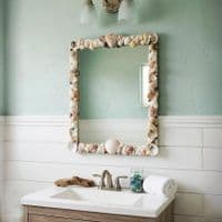 Maldives Beach Seashell Wall Mirror | Shell Mirror