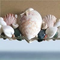 Maldives Beach Seashell Wall Mirror | Shell Mirror
