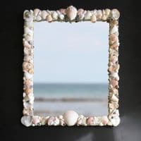 Maldives Beach Seashell Wall Mirror | Shell Mirror