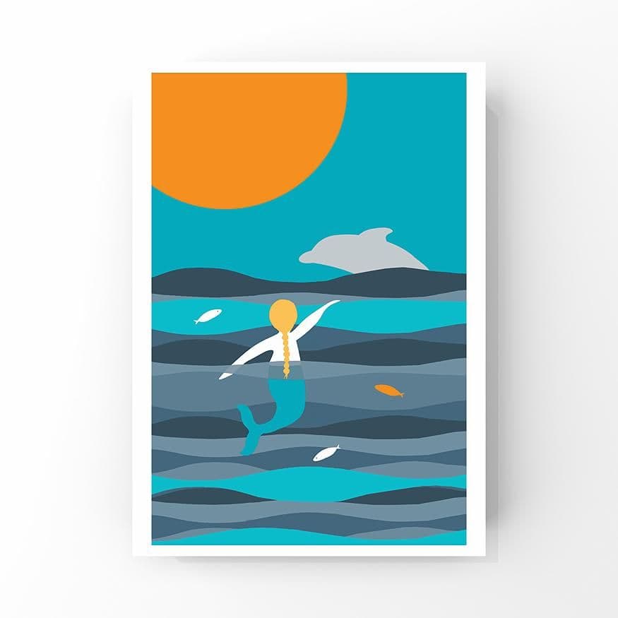 Mermaid – A4 Print