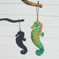 Metal Seahorse Hanging
