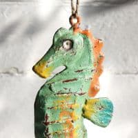 Metal Seahorse Hanging