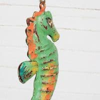 Metal Seahorse Hanging