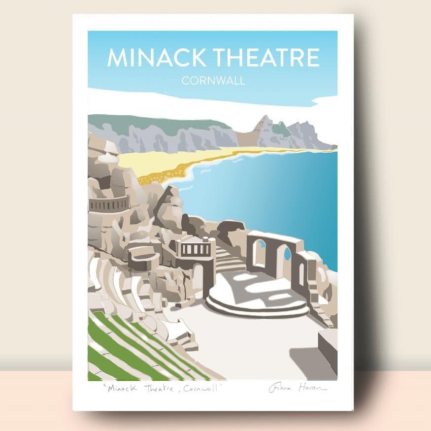 Minack Theatre, Cornwall - Art Print